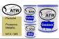 Preview: Porsche, Prosecco Metallic, M1X / M9: 1L Lackdose + 1L Klarlack + 500ml Härter - Set, von ATW Autoteile West.